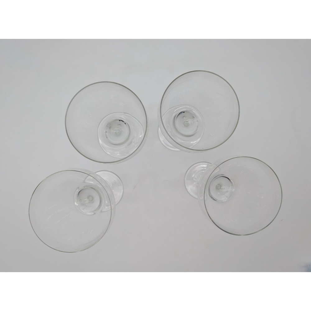 Set of 4 Vintage Rosenthal Studio Line Crystal Champagne Coupe Glasses 6" MCM - Picture 2 of 10